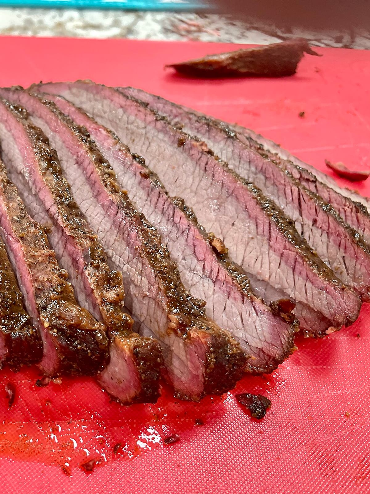 Cover of Maroon Life, The Taste Issue: sliced Texas brisket