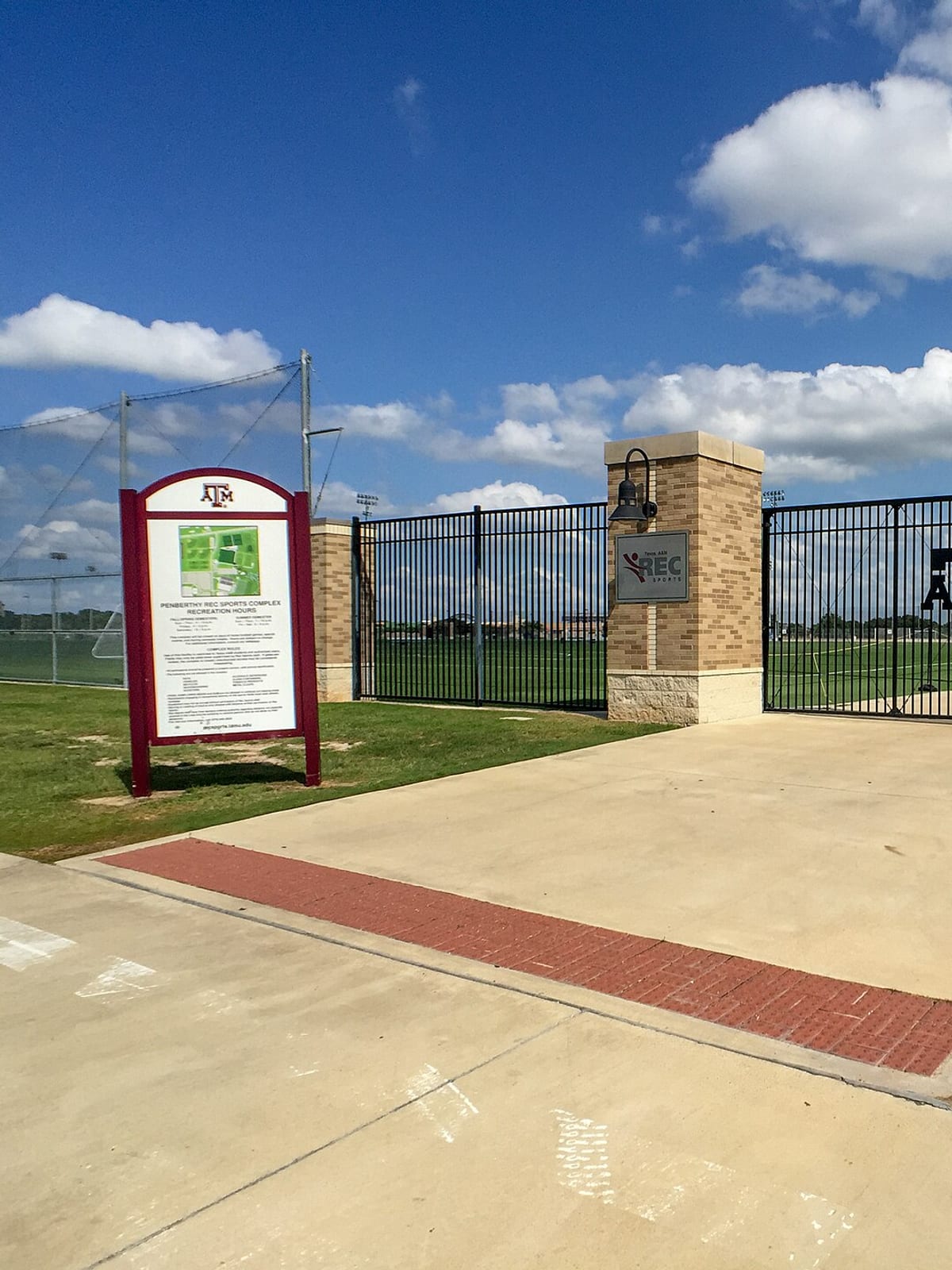 Cover of Maroon Life, The Play Issue: the Rec Sports Complex gate